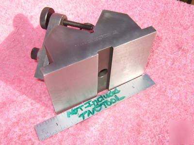 New brown&sharpe 750-c v-block(1)w/clamps xlnt $183 if 