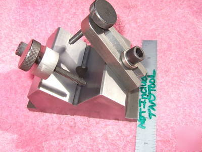 New brown&sharpe 750-c v-block(1)w/clamps xlnt $183 if 