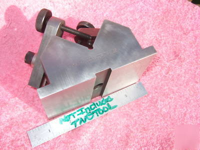 New brown&sharpe 750-c v-block(1)w/clamps xlnt $183 if 