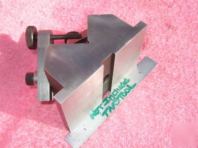 New brown&sharpe 750-c v-block(1)w/clamps xlnt $183 if 