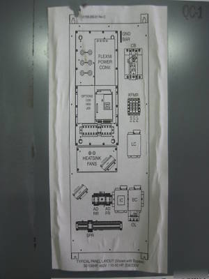Square d econoflex altivar motor controller 8839 40 hp
