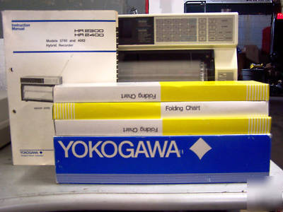 Yokogawa HR2300 hybrid chart recorder 30 ch with extras