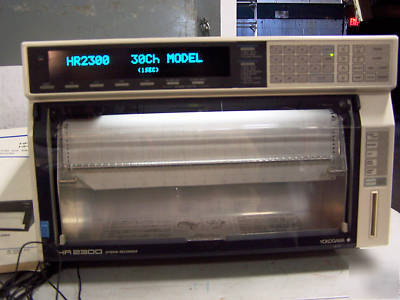 Yokogawa HR2300 hybrid chart recorder 30 ch with extras