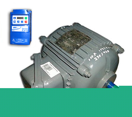1 hp var. frequency spdctrl motor pkg 1140RPM free ship