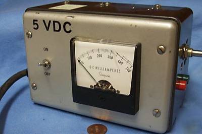 5VDC powered 500 milliamp metered test unit / used