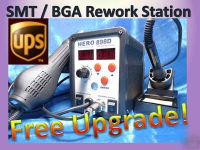 898D hot air gun station bga de-soldering reballing