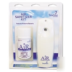 Air sanitizer kit w 1 dispenser 1 air sanitizer clear
