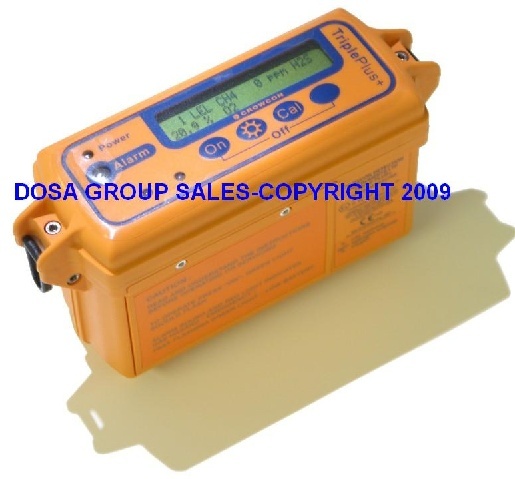 Crowcon triple plus+ gas detector *good condition*