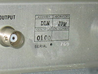 General radio/genrad 1381 random noise generator
