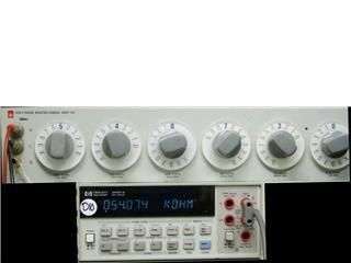 Gr general radio 1433-x resistance box, nist-certified
