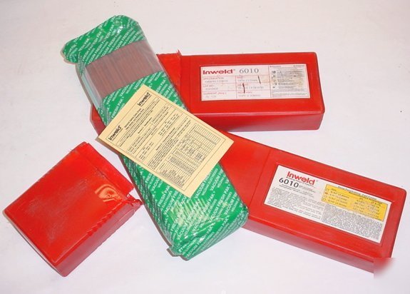 Inweld 6010 rods welding electrodes lot 2 boxes 1/8