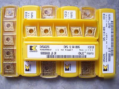Kennametal cnmg 432 mg KC9120 carbide inserts 10PCS 