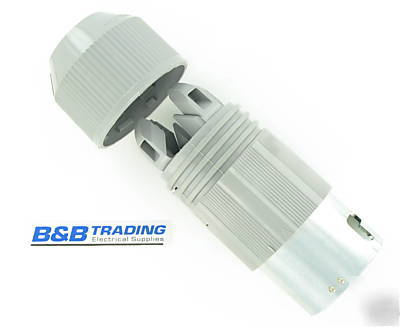 Lot 5 arrow hart CS6365 50A 125/250V 3P 4W groundg plug