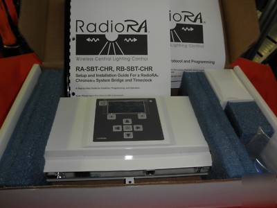 Lutron ra-sbt-chr radio ra chronos system & time clock
