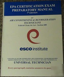 R-22 r-12 r-134A R409 epa exam prep manual