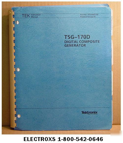 Tektronix tsg-170D digital composite generator inst man