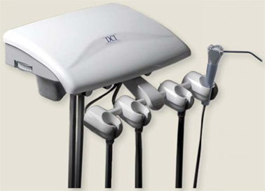 Two dci series iv cabinet mounted dental controls 