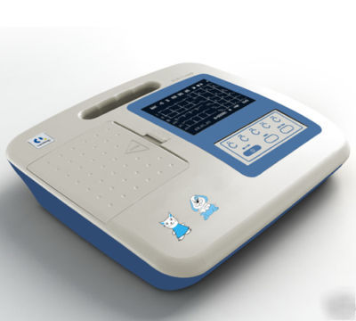 Veterinary ecg 3 channel electrocardiograph