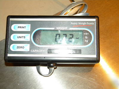 Weigh-tronix 3732 lp 100 lb x .02 lb scale, stainless