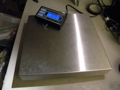 Weigh-tronix 3732 lp 100 lb x .02 lb scale, stainless