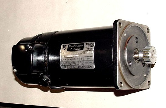Yaskawa (yasnac) minertia series j dc servo cnc parts,