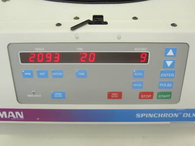 Beckman spinchron dlx centrifuge w gh-3.8 rotor