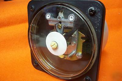 D.c. ammeter / g.e. / panel mount / needs face / nice