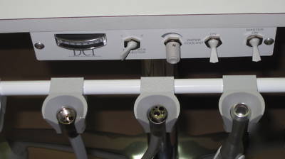 Dental equipment mobile 2 handpiece cart & vac. package