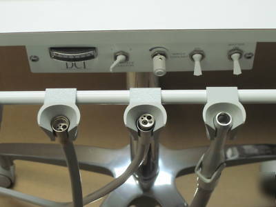 Dental equipment mobile 2 handpiece cart & vac. package