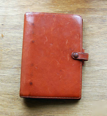 Filofax personal calf leather vintage