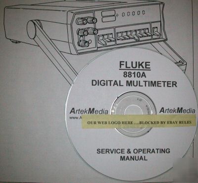 Fluke 8810A dm instruction manual (operating & service)