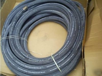 Hose 100 ft. rubber with 1