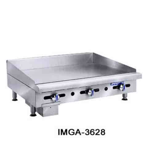 Imperial imga-3628-1 griddle, countertop, gas, 36