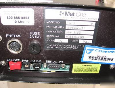 Met one 237B portable air particle counter metone