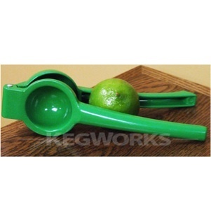 Metal lime hand squeezer - mini juicer - squeezes limes