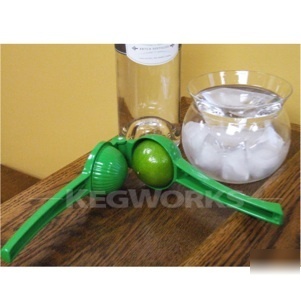 Metal lime hand squeezer - mini juicer - squeezes limes