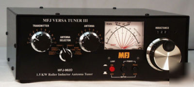 Mfj-962D antenna tuner, 1.5 kw, 1.8-30 mhz