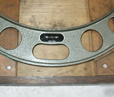 Mitutoyo 13-14 inch micrometer. with case.