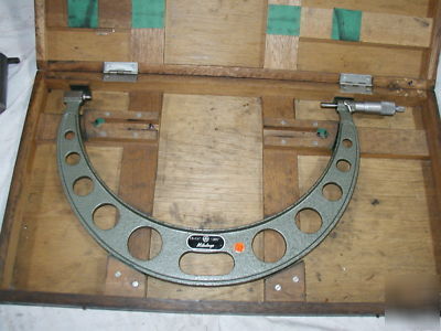 Mitutoyo 13-14 inch micrometer. with case.