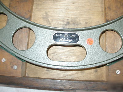 Mitutoyo 13-14 inch micrometer. with case.