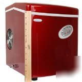 New air ai-100R portable icemaker ice maker machine red