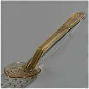 New carlisle perforated spoon 13IN amber |1 ea| 4