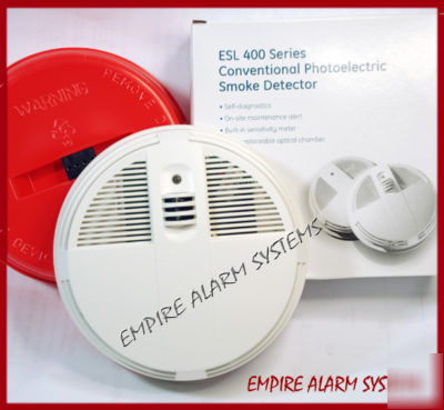 New ge / esl 429AT smoke detector w/ heat sensor 