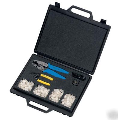 New ideal tools 33-652 10BASE-t crimpmaster RJ45 kit
