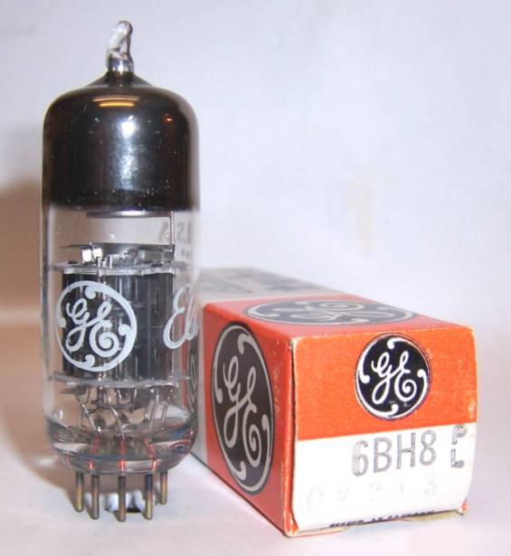 New in box general electric 6BH8 ham radio tube