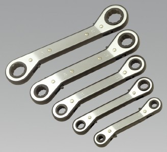 Siegen /sealey offset ratchet ring spanners set - S0644
