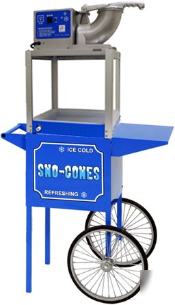 Simply-a-blast sno-cone machine with matching cart, nsf