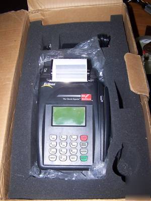 Tele check eclipse quartet credit card terminal machine