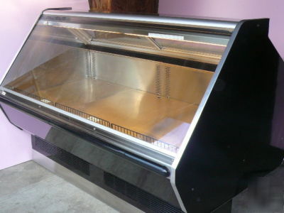 Hussmann 74â€ lighted deli serving/display refrigerated