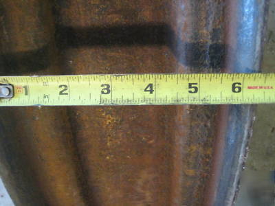 John deere h hn tractor rear rims 6 inch wide 1939 rare